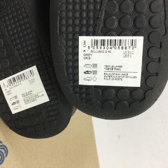 Clarks Women's SILLIAN 2.0 HI Crossed straps Side zipper Ankle Boots Gray 6M NWB - Picture 7 of 9